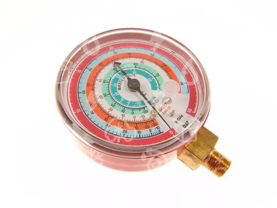 manometr vysokotlaký suchý MC, 63 mm, MH, R134a, R404A, R407C